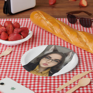 Assiettes En Carton Plaques filles Neko Wolf