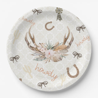 Assiettes En Carton Plaques Howdy
