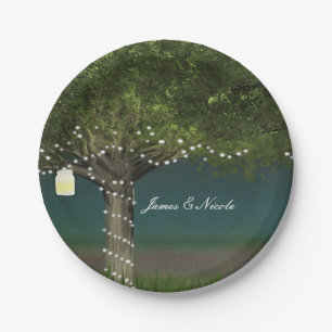 Assiettes En Carton Plaques Mariages rustiques pour arbre de campagne 