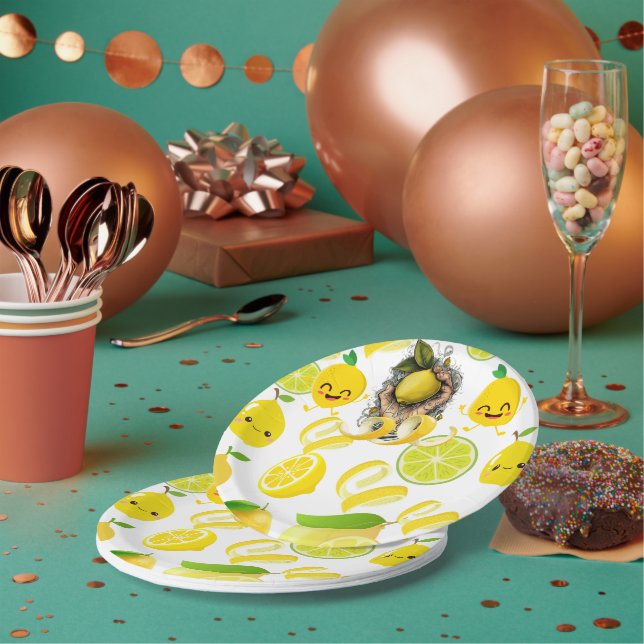 Assiettes En Carton plaques papier (Multi)