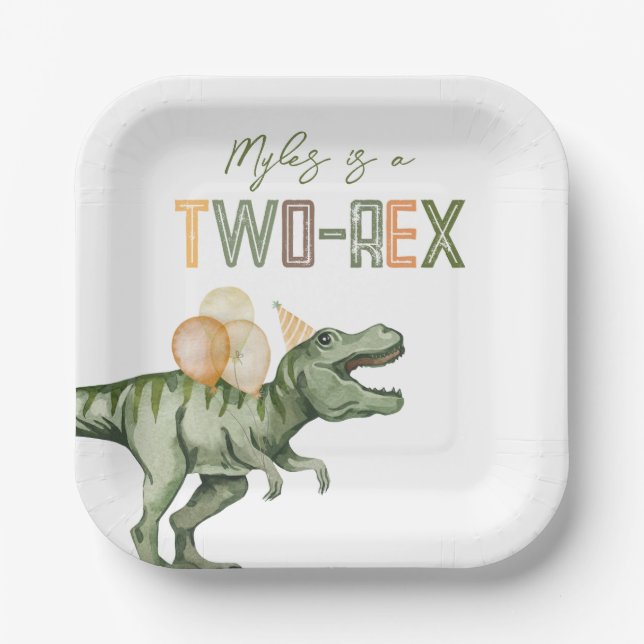 Assiettes En Carton Plaques papier à deux rex (Recto)