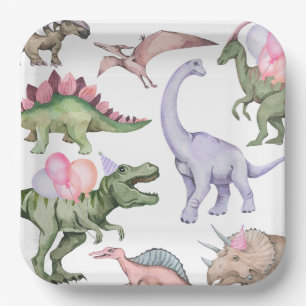 Assiettes En Carton Plaques papier à trois rapports pour filles