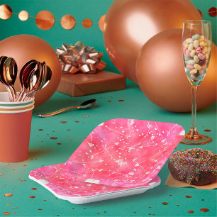 Assiettes En Carton Plaques Papier Arrow Heart Red Love