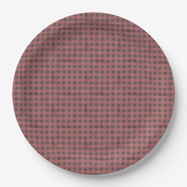 Assiettes En Carton Plaques papier barbecue / 9 po ronde (Devant)