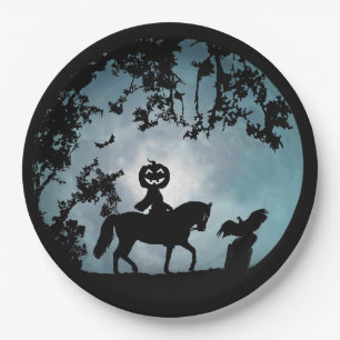 Assiettes En Carton Plaques papier Halloween Halloween Horseman sans t