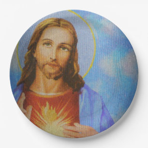 Assiettes En Carton Plaques papier Jésus