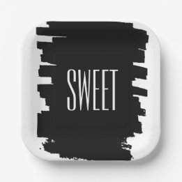 Assiettes En Carton Plaques papier modernes 16ème anniversaire de fête