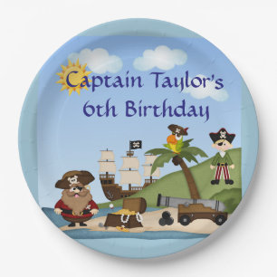 Assiettes En Carton Plaques Papier Pirate Bird