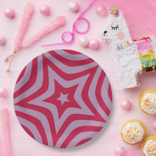Assiettes En Carton Plaques papier Red Star personnalisables