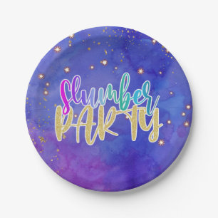 Assiettes En Carton Plate d'anniversaire de Galaxy Swood
