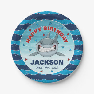 Assiettes En Carton Plate de papier pour garçons d'anniversaire de req