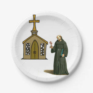 Assiettes En Carton Plates de papier prêtre