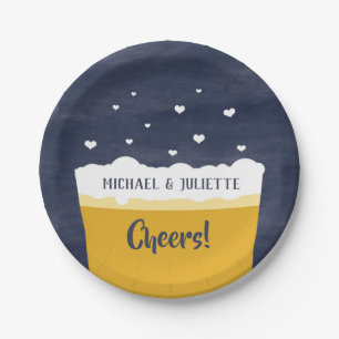 Assiettes En Carton Plats de partie de bière - échantillon de