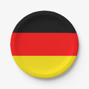 Assiettes En Carton Plats de partie de l'Allemagne