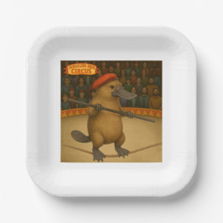 Assiettes En Carton Platypus on a tightrope
