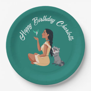 Assiettes En Carton Pocahontas et Pals Amitié forestière