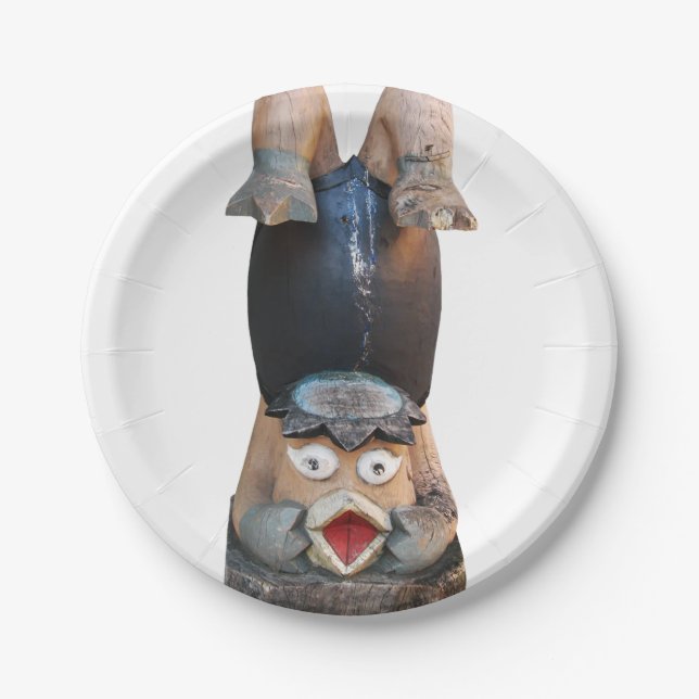 Assiettes En Carton Poignée Kappa 河 童 (Devant)
