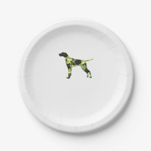 Assiettes En Carton Pointeur allemand à courte distance _ Camouflage d