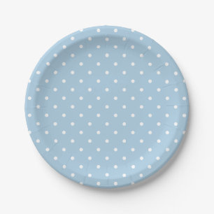 Assiettes En Carton Pois bleus de l'équipe