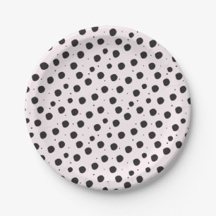 Assiettes En Carton Pois Elle noue la Fête des mariées du noeud