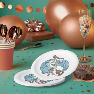 Assiettes En Carton Poissons Zodiaque Poisson Céleste Astrologie