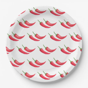 Assiettes En Carton Poivre chili