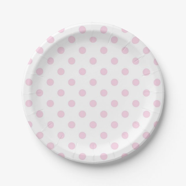 Assiettes En Carton Polka dot (Devant)