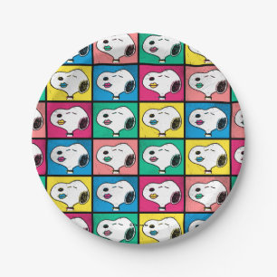 Assiettes En Carton Pop Art Snoopy Lips Mod pour vous Motif