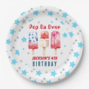 Assiettes En Carton Pop Over Kids Summer Popsicle Anniversaire