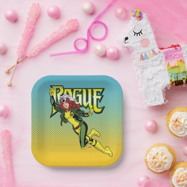 Assiettes En Carton Pose caractère non fiable (Fête)