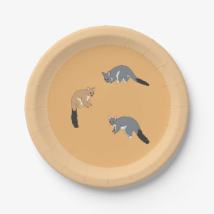 Assiettes En Carton Possums à queue touffue