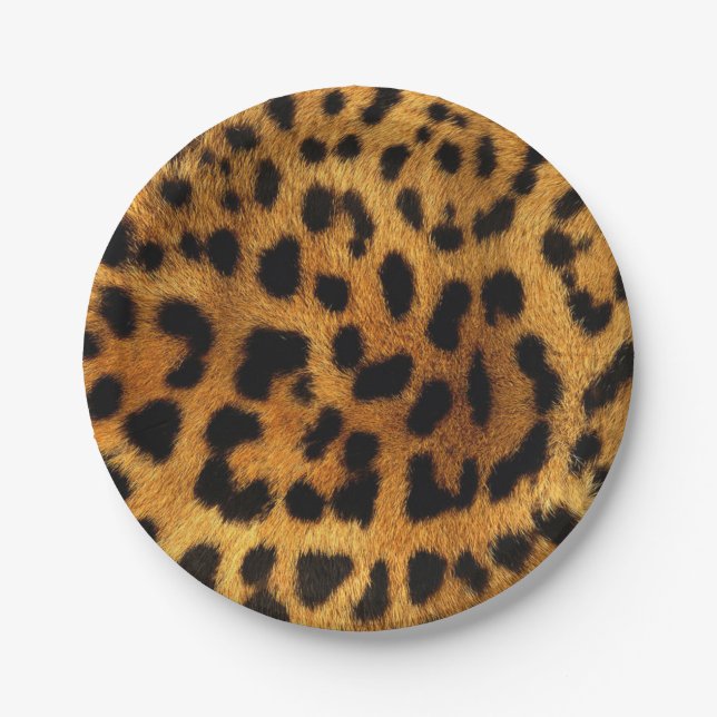 Assiettes En Carton poster de animal de safari chic et chic (Devant)
