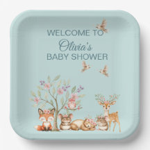 Precious Woodland Animals - Welcome to Baby Shower