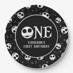 Assiettes En Carton Premier anniversaire de Jack Skellington - UN