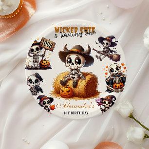 Assiettes En Carton Premier anniversaire de l'Halloween occidentale à