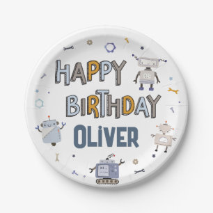 Assiettes En Carton Préparez-vous à un joyeux anniversaire pour les en