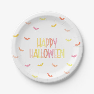 Assiettes En Carton Preppy Happy Halloween