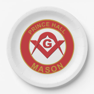 Assiettes En Carton Prince Hall Mason