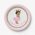 Princesse ethnique Ballerina Baby shower d'or rose