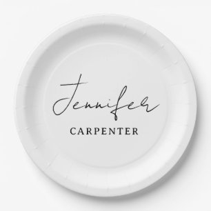 Assiettes En Carton Professionnel élégant moderne minimaliste ajouter