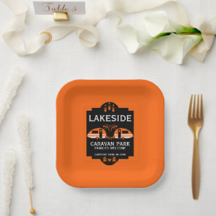 Assiettes En Carton Promotion du camping Caravan