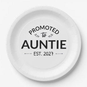 Assiettes En Carton Promue Tante Est 2027 Nouvelle Tante II