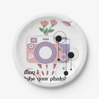 Assiettes En Carton Puis-je prendre votre photo ?