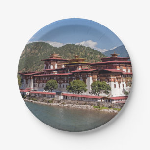 Assiettes En Carton Punakha Dzong au Bhoutan