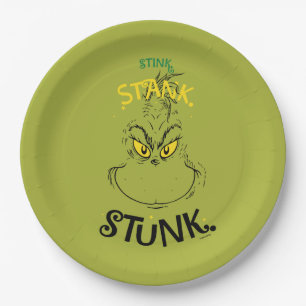 Assiettes En Carton Putain Stunk Mister Grinch