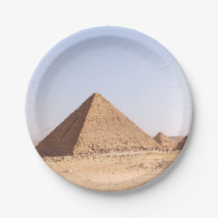 Assiettes En Carton Pyramides d'Égypte