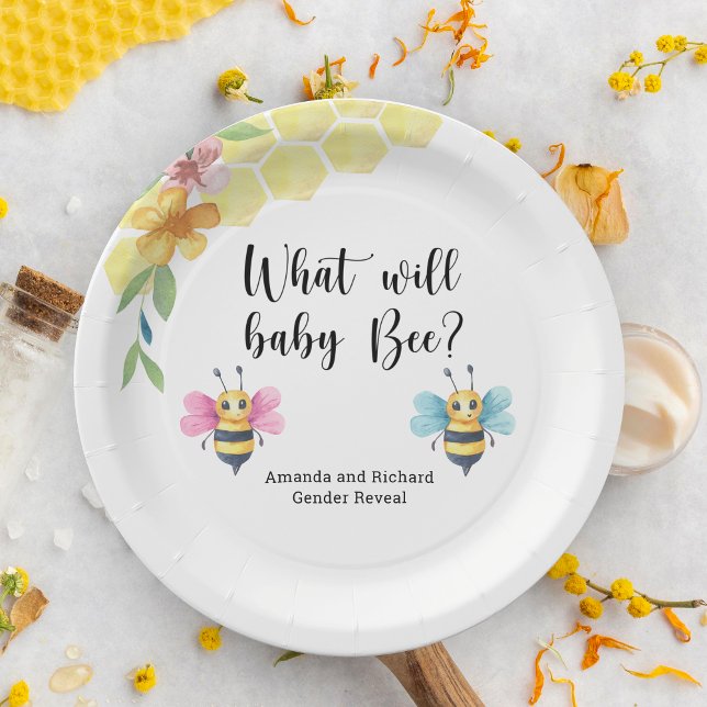 Assiettes En Carton Quel bébé sera (Créateur téléchargé)