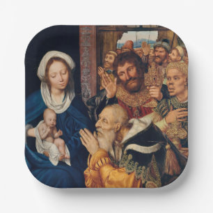 Assiettes En Carton Quentin Matsys - L'Adoration du Magi
