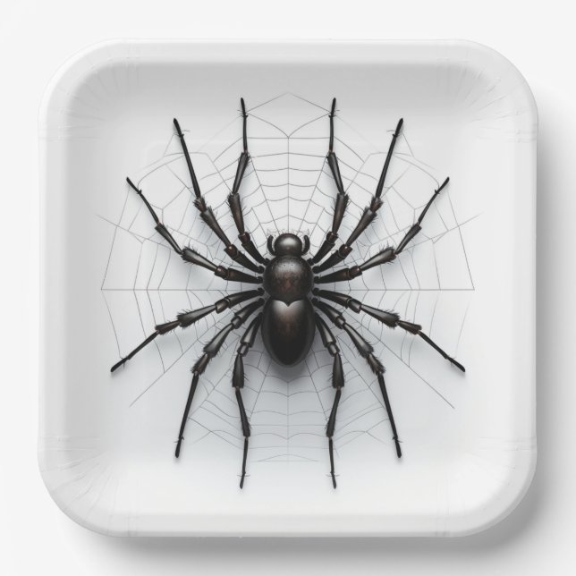 Assiettes en carton  Radiant Arachnids Paper Plate (Front)
