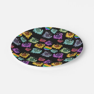 Assiettes En Carton Rainbow Snacks